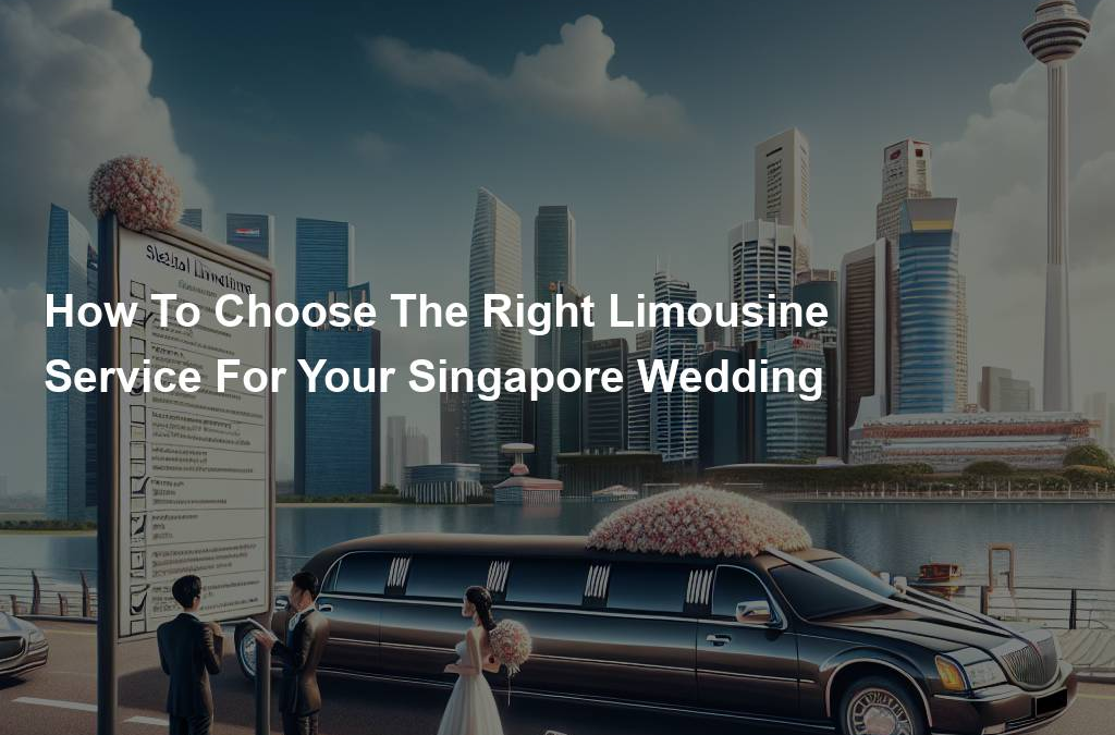 How To Choose The Right Limousine Service For Your Singapore Wedding